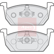 Apec Front Brake Pad Set PAD2216