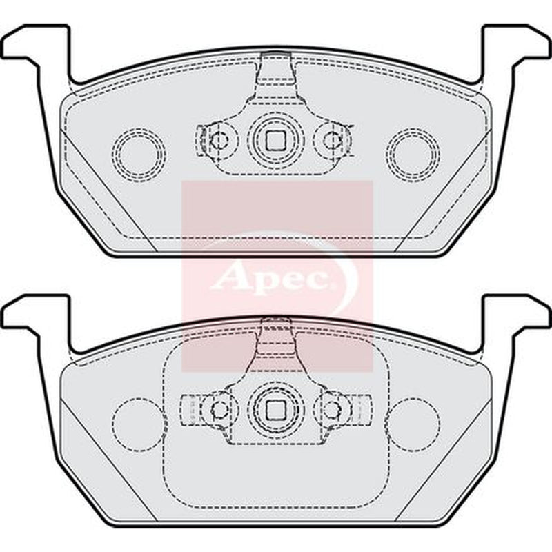 Apec Front Brake Pad Set PAD2216