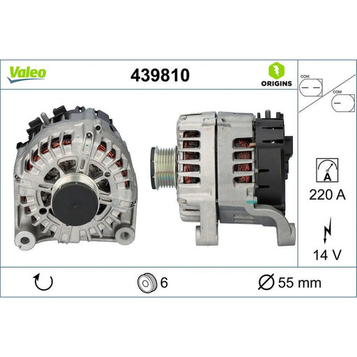 Valeo Car Alternator 12V 439810