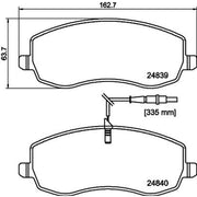 DON Front Brake Pad Set PCP1594