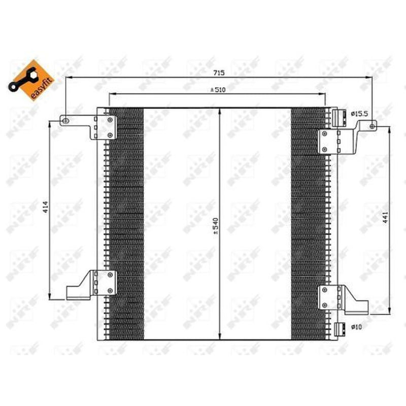 NRF Air Conditioning Condenser 35526