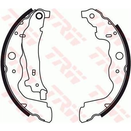 Genuine Bosch Brake Shoe Bs7899 Fits Renault Captur Dci - 1.5 - 13- 0986487899 Bosch  - Town Parts