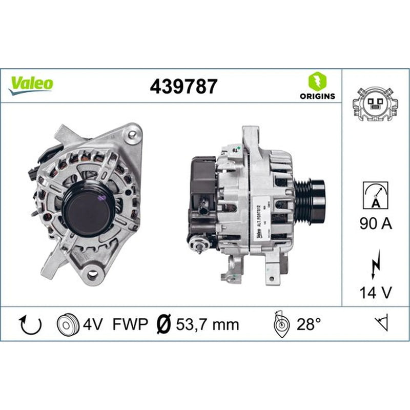Valeo Car Alternator 12V 439787