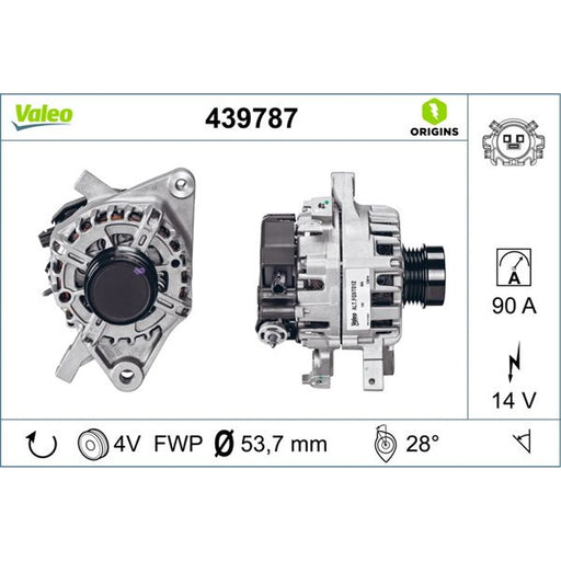 Valeo Car Alternator 12V 439787