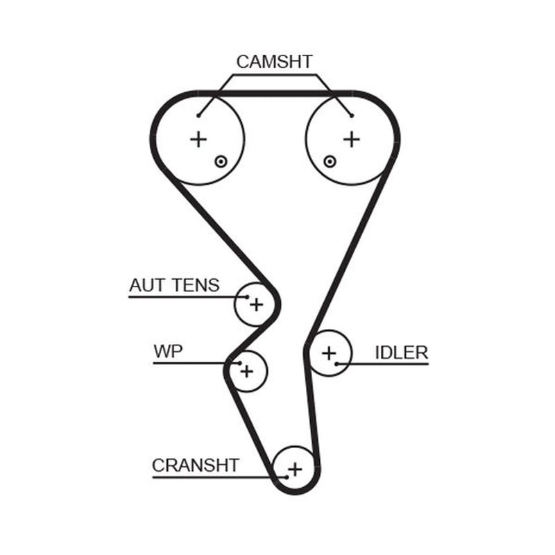 Gates Timing Belt & Water Pump Kit KP35581XS