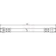 Apec Brake Hydraulic Hose Line Rear HOS3402