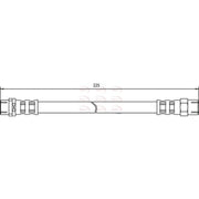 Apec Brake Hydraulic Hose Line Rear HOS3402