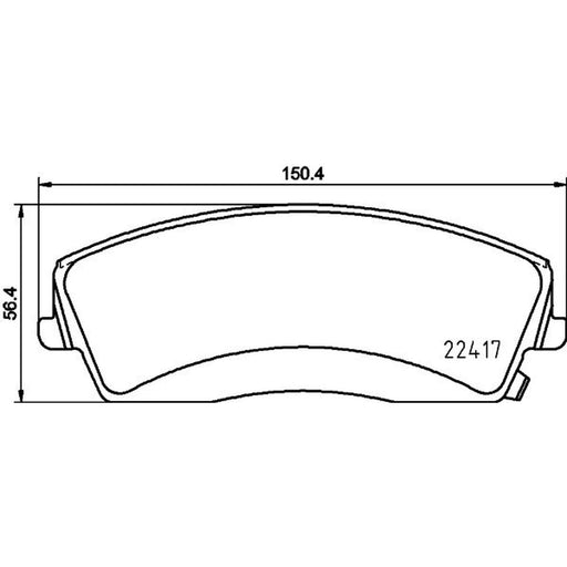 Mintex Front Brake Pad Set MDB3918