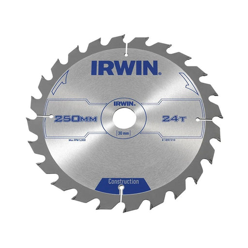 IRWIN® General Purpose Table & Mitre Saw Blade 250 x 30mm x 24T ATB - 1897210