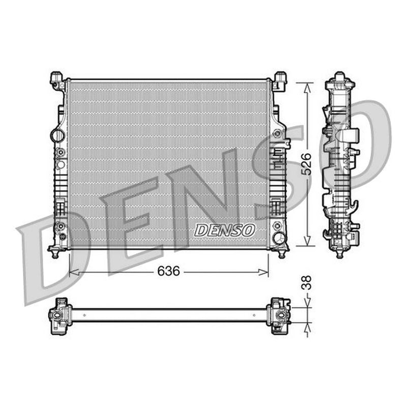 Denso Engine Radiator DRM17006