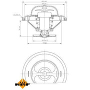 NRF Thermostat,Coolant 725072