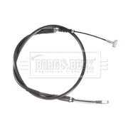 Borg & Beck Handbrake Cable Left Rear BKB3986