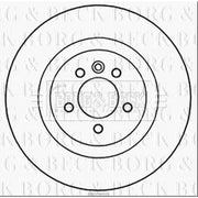 Borg & Beck 2 x Front Brake Discs BBD5999S