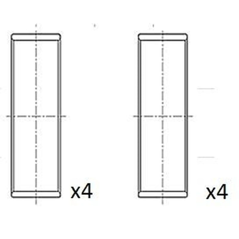 FAI Big End Bearing Set 47.99mm BB2026-025