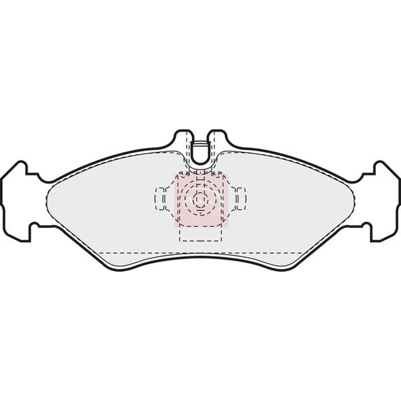 Apec Rear Brake Pad Set PAD918
