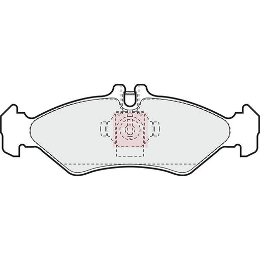 Apec Rear Brake Pad Set PAD918