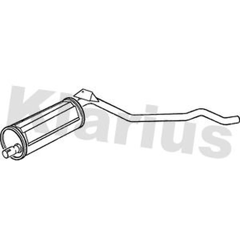 Klarius Box With Tail Pipe Rear DN134K