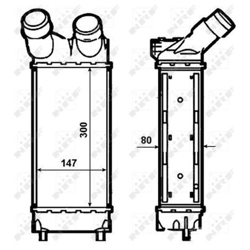 NRF Intercooler (Charge Air Cooler) 30479
