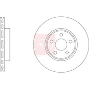 Apec 2 x Vented Brake Discs DSK3317