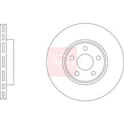Apec 2 x Vented Brake Discs DSK3317