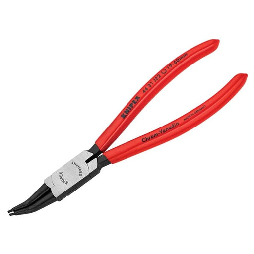 KNIPEX 44 31 J42 Circlip Pliers Internal 45° Bent Tip 85-140mm - 44 31 J42