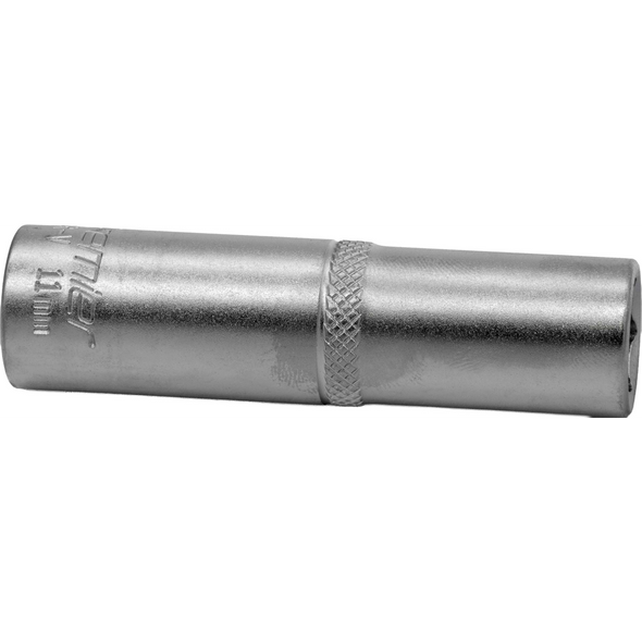 Sealey 3/8"Dr Deep Socket 11mm (Micro Satin Finish)