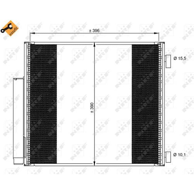 NRF Air Conditioning Condenser 35859