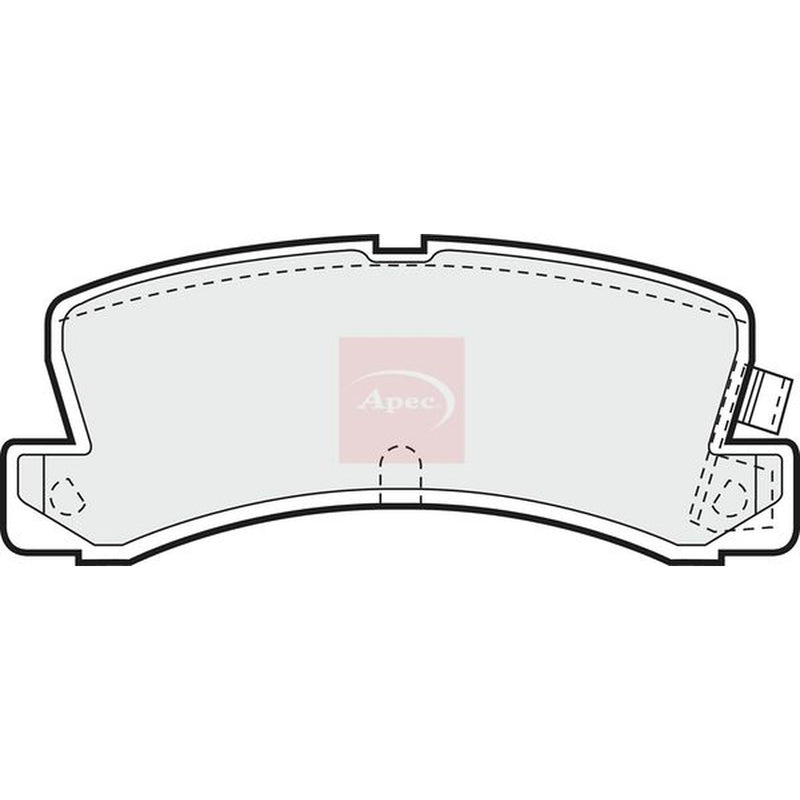 Apec Rear Brake Pad Set PAD580
