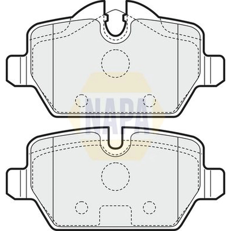 NAPA Rear Brake Pad Set NBP1042