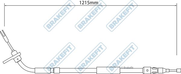 Apec Handbrake Cable Right Rear fits Mercedes-Benz A-Class 2004-2012