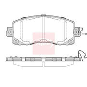 Apec Front Brake Pad Set PAD2398