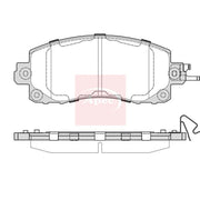 Apec Front Brake Pad Set PAD2398