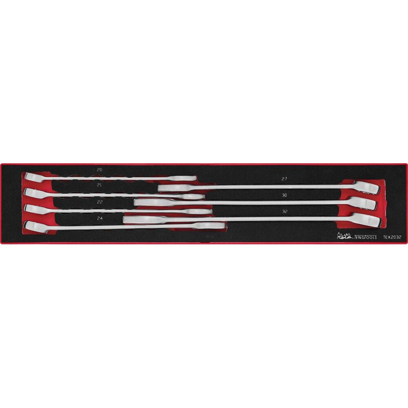 Teng Tools Combination Spanner Set FOAMX4 7 Pieces