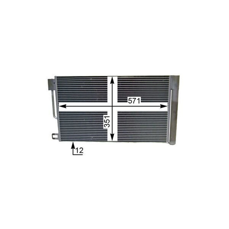 Mahle Air Conditioning Condenser AC 367 000P