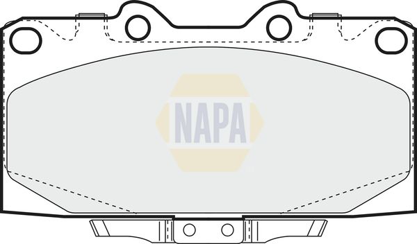 NAPA Front Brake Vented Discs & Pads fits SUBARU
