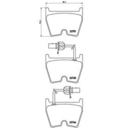 Brembo 8 x Front Brake Pad Set P85078