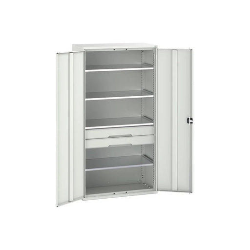 Bott Verso Kitted Cupboard 4 Shelf + 2 Drawer 1050 x 2000mm Light Grey