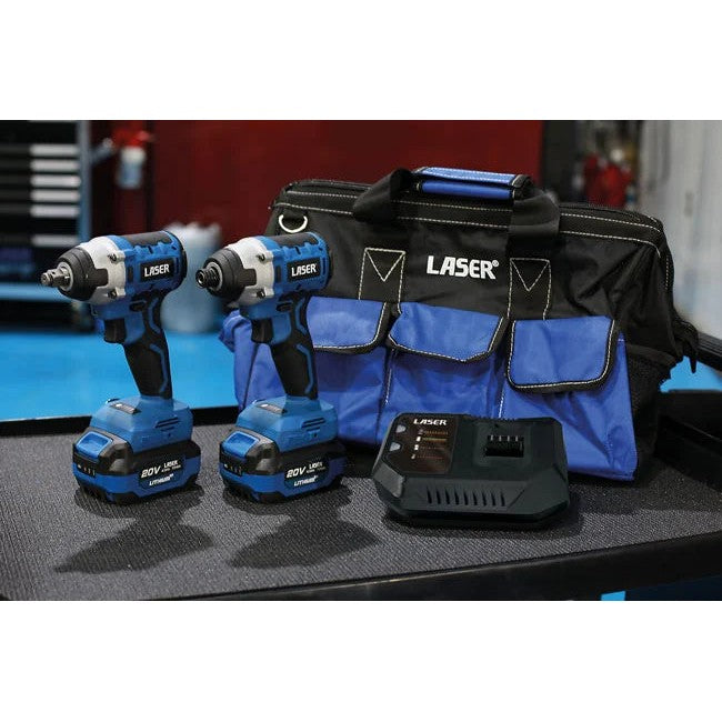 Laser Tools Cordless Tools 20V Workshop Kit - PL