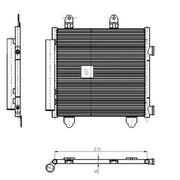 NRF Air Conditioning Condenser 350445