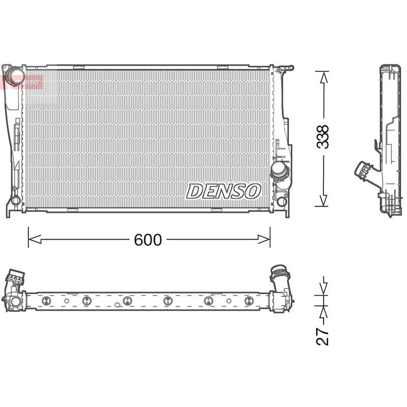 Denso Engine Radiator DRM05003