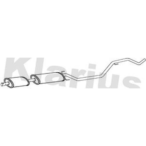 Klarius Box With Centre Pipe Centre GM451M