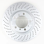 Borg & Beck 2 x Perforated/Vented Rear Brake Discs BBD6063S