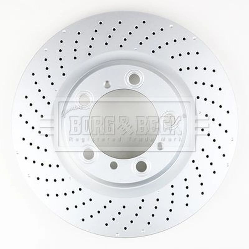 Borg & Beck 2 x Perforated/Vented Rear Brake Discs BBD6063S