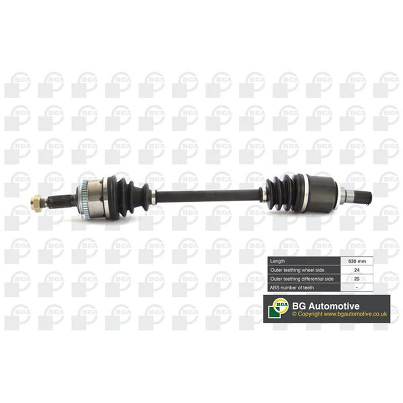 BGA CV Drive Shaft Driveshaft Front Left DS3604L