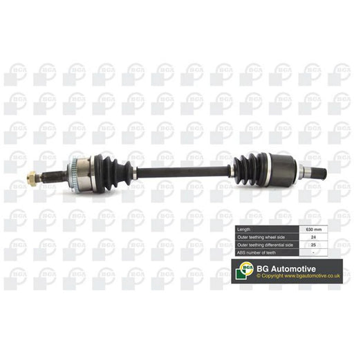 BGA CV Drive Shaft Driveshaft Front Left DS3604L