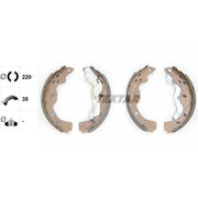 Textar Brake Shoe Set Axle Kit 91067500
