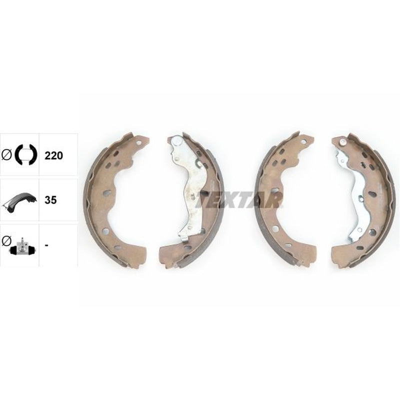 Textar Brake Shoe Set Axle Kit 91067500