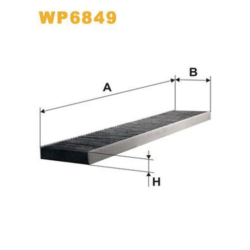 WIX Cabin Air Filter (Pollen Filter) WP6849