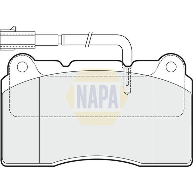 NAPA Front Brake Pad Set NBP1749