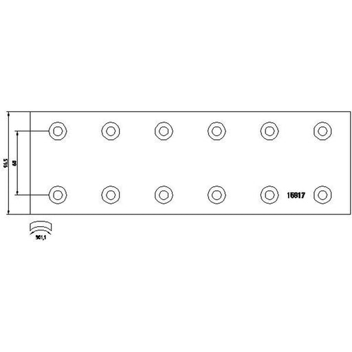 DON Don Cv Brake Lining Set MP37381S7100